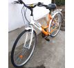 Dámsky cestný mestský bicykel GALAXY 19" rám 28" kolesá 6x3 prevodov LED svetlá