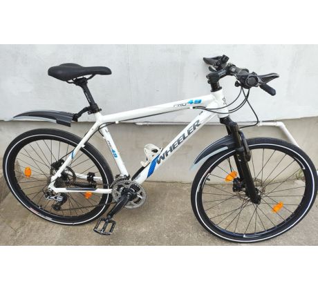 Zachovalý značkový horský bicykel WHEELER 49Pro 19" ALU hliníkový rám 26" kolesá, hydraulické brzdy