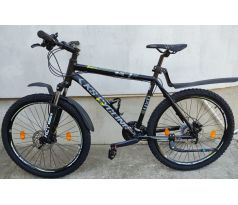 Horský odprúžený MTB GXH 3x8 prevodov SHIMANO, 20" ALU RÁM, HYDRAULICKÉ KOTÚČOVÉ BRZDY SHIMANO, 26" KOLESÁ