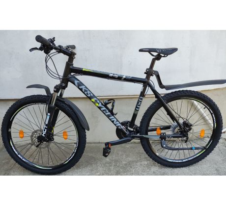 Horský odprúžený MTB GXH 3x8 prevodov SHIMANO, 20" ALU RÁM, HYDRAULICKÉ KOTÚČOVÉ BRZDY SHIMANO, 26" KOLESÁ