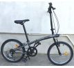 Skladací kempingový bicykel B.TWIN 20" kolesá, 6 prevodov