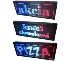 3 farebná svetelná LED reklama 105x40cm