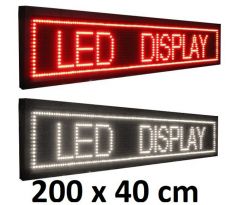 Svetelná reklama LED panel 200x40cm