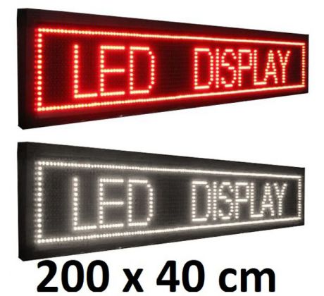 Svetelná reklama LED panel 200x40cm