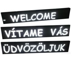 Svetelná Led reklama panel na bežiaci text 300x57cm